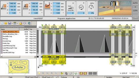 Generates CNC machining program automatically at the touch of a button Generates CNC machining program automatically at the touch of a button